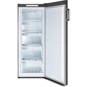 CHiQ 220 Liter Upright Freezer, No Frost, Reversible Doors, Fast Freezing, Vertical Handle, Big Drawers, Electronic Control, Silver - CSF220NSK1