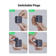 Ugreen 3 Port Travel Charger Grey