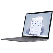 Microsoft Surface Laptop 5 (2022) - 12th Gen / Intel Core i5-1235U / 13.5inch PixelSense Display / 8GB RAM / 256GB SSD / Shared Intel Iris Xe Graphics / Windows 11 Home / English & Arabic Keyboard / Platinum / Middle East Version - [QZI-00014]