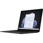 Microsoft Surface Laptop 5 (2022) - 12th Gen / Intel Core i5-1235U / 13.5inch PixelSense Display / 8GB RAM / 512GB SSD / Shared Intel Iris Xe Graphics / Windows 11 Home / English & Arabic Keyboard / Black / Middle East Version - [R1S-00039]