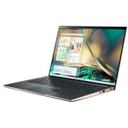 Acer Swift 5 (2022) Laptop - 12th Gen / Intel Core i7-1260P / 14inch WUXGA / 16GB RAM / 512GB SSD / Windows 11 Home / English & Arabic Keyboard / Mist Green / Middle East Version - [SF514-56T-70F0]