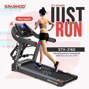 Sparnod Fitness STH-2160 4-HP Peak Multifunctional Treadmill for Home Use