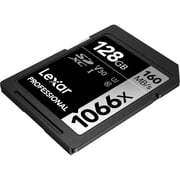 Lexar Professional 1066X SDXC UHS-I Memory Card 128GB Black LSD1066128G-BNNNG