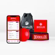 Boxbollen - Reflex Boxing Ball - Red