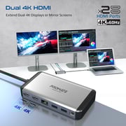 Promate MacBook Docking Station with Extended Multi-Display- VersaHub-MST