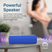 Promate Portable HD 6W True Wireless 5.0 Bluetooth Speaker- Capsule-2 Blue