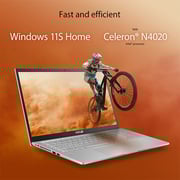 Asus X515MA-BR473WS Laptop - Celeron 1.1GHz 4GB 128GB Win11 15.6inch HD Silver English/Arabic Keyboard