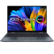 ASUS ZenBook 14X OLED (2022) Laptop - 12th Gen / Intel Core i5-12500H / 14inch 4K OLED / 8GB RAM / 512GB SSD / Shared Intel Iris Xe Graphics / Windows 11 / English & Arabic Keyboard / Grey / Middle East Version - [UP5401ZA-OLED105W]