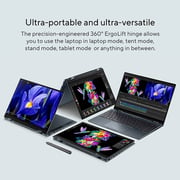 ASUS ZenBook 14X OLED (2022) Laptop - 12th Gen / Intel Core i5-12500H / 14inch 4K OLED / 8GB RAM / 512GB SSD / Shared Intel Iris Xe Graphics / Windows 11 / English & Arabic Keyboard / Grey / Middle East Version - [UP5401ZA-OLED105W]