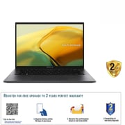 Asus Zenbook 14 OLED (UM3402) UM3402YA-OLED1R5W Laptop - Ryzen 5 2.3GHz 8GB 512GB Win11 14inch OLED Black English/Arabic Keyboard Middle East Version