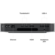 Apple Mac mini (2023) - M2 chip with 8‑core CPU 8GB 256GB 10‑core GPU Silver - Middle East Version