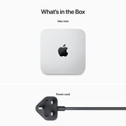 Apple Mac mini (2023) - M2 chip with 8‑core CPU 8GB 256GB 10‑core GPU Silver - Middle East Version