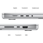 Apple MacBook Pro 16-inch (2023) - Apple M2 Chip Pro / 16GB RAM / 1TB SSD / 19‑core GPU / macOS Ventura / English & Arabic Keyboard / Silver / Middle East Version - [MNWD3AB/A]
