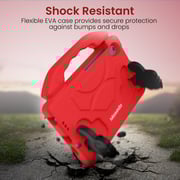 Moxedo Shockproof Protective Case Cover Lightweight Convertible Handle Kickstand for Kids Compatible for Huawei Matepad T8 8.0 inch (Red)