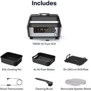 Nutricook Smart Indoor Grill/Air Fryer NC-AFG960