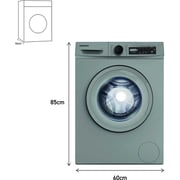 Daewoo DW-DWD-7S1211 FL Washer 7KG SLV