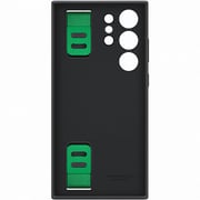 Samsung Silicone Grip Cover Black Galaxy S23 Ultra