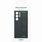Samsung Silicone Grip Cover Black Galaxy S23 Ultra