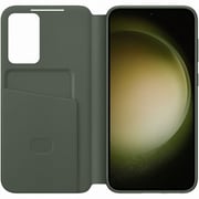 Samsung Smart View Wallet Case Green Galaxy S23 Plus