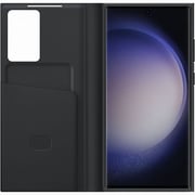 Samsung Smart View Wallet Case Black Galaxy S23 Ultra