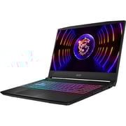 لابتوب ألعاب إم إس آي كاتانا 15B13VFK بمعالج كور i7 الجيل 13 بتردد 3.6 جيجاهرتز وذاكرة 16 جيجا وسعة تخزين 1 تيرا ونظام تشغيل ويندوز 11 وشاشة FHD سوداء 15.6 بوصة وبطاقة رسومات انفيديا جيفورس RTX 4060، 8 جيجا ولوحة مفاتيح إنجليزية/ عربية- إصدار الشرق الأوسط