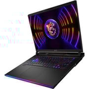 MSI Raider GE78 (2023) Gaming Laptop - 13th Gen / Intel Core i9-13950HX / 17inch / 32GB RAM / 2TB SSD / 12GB NVIDIA GeForce RTX 4080 Graphics / Windows 11 Home / English & Arabic Keyboard / Black / Middle East Version - [Raider GE78 HX 13V]