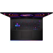 MSI Raider GE78 (2023) Gaming Laptop - 13th Gen / Intel Core i9-13950HX / 17inch / 32GB RAM / 2TB SSD / 12GB NVIDIA GeForce RTX 4080 Graphics / Windows 11 Home / English & Arabic Keyboard / Black / Middle East Version - [Raider GE78 HX 13V]