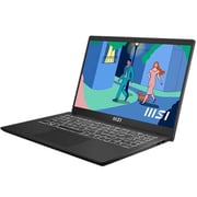MSI Modern 14 (2020) Laptop - 11th Gen / Intel Core i3-1115G4 / 14inch FHD / 8GB RAM / 256GB SSD / Shared Intel Iris Xe Graphics / Windows 11 Home / English & Arabic Keyboard / Black / Middle East Version - [Modern 14 C11M]