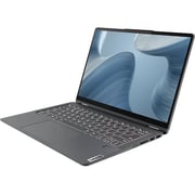 Lenovo Ideapad Flex 5 14IAU7 (2022) 2-in-1 Laptop - 12th Gen / Intel Core i7-1255U / 14inch WUXGA / 1TB SSD / 16GB RAM / Shared Intel Iris Xe Graphics / Windows 11 Home / English & Arabic Keyboard / Storm Grey / Middle East Version - [82R700BAAX]