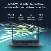 ASUS VivoBook 15 (2022) Laptop - 12th Gen / Intel Core i3-1215U / 15.6inch FHD / 8GB RAM / 256GB SSD / Shared Intel UHD Graphics / Windows 11 Home / English & Arabic Keyboard / Icelight Silver / Middle East Version - [X1502ZA-E8697W]