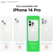 Elago Silicone for iPhone 14 Pro case cover - Deep Purple