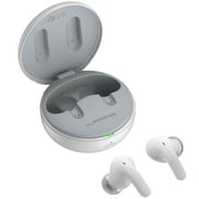 LG TONE Free T60 - Premium Graphene Driver ANC True Wireless Bluetooth Earbuds, White