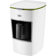 Beko BKK 2300 Turkish Coffee Maker Mini Keyf- White with Green Line