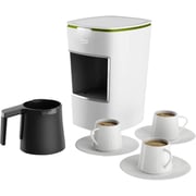 Beko BKK 2300 Turkish Coffee Maker Mini Keyf- White with Green Line