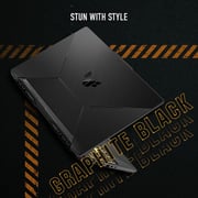 ASUS TUF F15 (2021) Gaming Laptop - 11th Gen / Intel Core i5-11400H / 15.6inch FHD / 8GB RAM / 512GB SSD / 4GB NVIDIA GeForce RTX 2050 Graphics / Windows 11 Home / English & Arabic Keyboard / Black / Middle East Version - [FX506HF-HN014W]