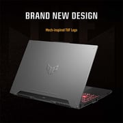 ASUS TUF A15 (2023) Gaming Laptop - AMD Ryzen 7-7735HS / 15.6inch FHD / 16GB RAM / 512GB SSD / 6GB NVIDIA GeForce RTX 4050 Graphics / Windows 11 Home / English & Arabic Keyboard / Grey / Middle East Version - [FA507NU-LP031W]