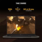 ASUS TUF (2023) Gaming Laptop - AMD Ryzen 7-7735HS / 16inch WUXGA / 16GB RAM / 512GB SSD / 8GB AMD Radeon RX 7600S Graphics / Windows 11 Home / English & Arabic Keyboard / Black / Middle East Version - [FA617NS-N3002W]