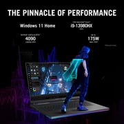 لابتوب ألعاب أسوس روج ستريكس سكار 18 G834JY-N6064W معالج كور i9 الجيل 13 تردد 4 جيجاهرتز وذاكرة 32 جيجا وسعة 2 تيرا نظام تشغيل ويندوز 11 شاشة QHD+ سوداء 18 بوصة بطاقة رسوميات انفيديا جيفورس RTX 4090، 16 جيجا ولوحة مفاتيح إنجليزية عربية- إصدار الشرق الأوسط