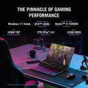 Asus ROG Zephyrus Duo 16 GX650PY-NM048W Gaming Laptop - Ryzen 9 2.5GHz 32GB 2TB 16GB Win11 16inch WQXGA Black NVIDIA GeForce RTX 4090 English/Arabic Keyboard Middle East Version