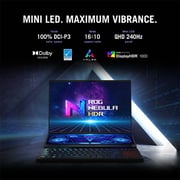 Asus ROG Zephyrus Duo 16 GX650PY-NM048W Gaming Laptop - Ryzen 9 2.5GHz 32GB 2TB 16GB Win11 16inch WQXGA Black NVIDIA GeForce RTX 4090 English/Arabic Keyboard Middle East Version