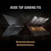 Asus TUF Gaming F15 FX507ZC4-HN002W Gaming Laptop - 12th Gen Core i7 3.5GHz 16GB 512GB 4GB Win11 15.6inch FHD Grey NVIDIA GeForce RTX 3050 English/Arabic Keyboard Middle East Version