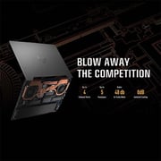 Asus TUF Gaming F15 FX507ZC4-HN002W Gaming Laptop - 12th Gen Core i7 3.5GHz 16GB 512GB 4GB Win11 15.6inch FHD Grey NVIDIA GeForce RTX 3050 English/Arabic Keyboard Middle East Version