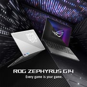 Asus ROG Zephyrus G14 GA402NJ-L4063W Gaming Laptop - Ryzen 7 3.2GHz 16GB 512GB 6GB Win11 14inch WUXGA White NVIDIA GeForce RTX 3050 English/Arabic Keyboard Middle East Version