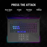 Asus ROG Strix G16 G614JI-N4091W Gaming Laptop - 13th Gen Core i7 3.6GHz 16GB 1TB 8GB Win11 16inch WQXGA Eclipse Grey NVIDIA GeForce RTX 4070 English/Arabic Keyboard Middle East Version