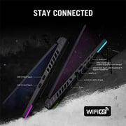 Asus ROG Strix G16 G614JI-N4091W Gaming Laptop - 13th Gen Core i7 3.6GHz 16GB 1TB 8GB Win11 16inch WQXGA Eclipse Grey NVIDIA GeForce RTX 4070 English/Arabic Keyboard Middle East Version