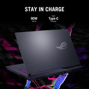 Asus ROG Strix G17 G713PI-LL032W Gaming Laptop - Ryzen 9 2.5GHz 32GB 1TB 8GB Win11 17.3inch WQHD Grey NVIDIA GeForce RTX 4070 English/Arabic Keyboard Middle East Version