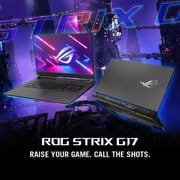 Asus ROG Strix G17 G713PI-LL032W Gaming Laptop - Ryzen 9 2.5GHz 32GB 1TB 8GB Win11 17.3inch WQHD Grey NVIDIA GeForce RTX 4070 English/Arabic Keyboard Middle East Version