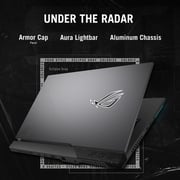 Asus ROG Strix G17 G713PI-LL032W Gaming Laptop - Ryzen 9 2.5GHz 32GB 1TB 8GB Win11 17.3inch WQHD Grey NVIDIA GeForce RTX 4070 English/Arabic Keyboard Middle East Version