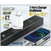Digitplus Dual Port Wall Charger White