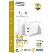 Digitplus Dual Port Wall Charger White
